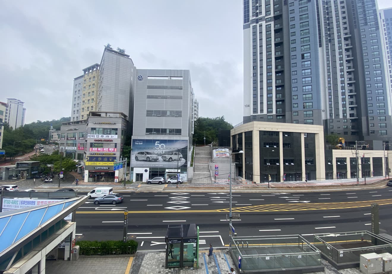 천왕역 모아엘가 트레뷰 항공조감도